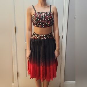 Two Piece Glamour Costume